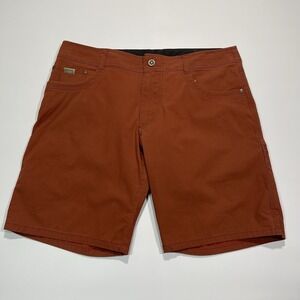 Kuhl Revolvr Men's Size 36 Vintage Patina Dye Red Hiking Shorts